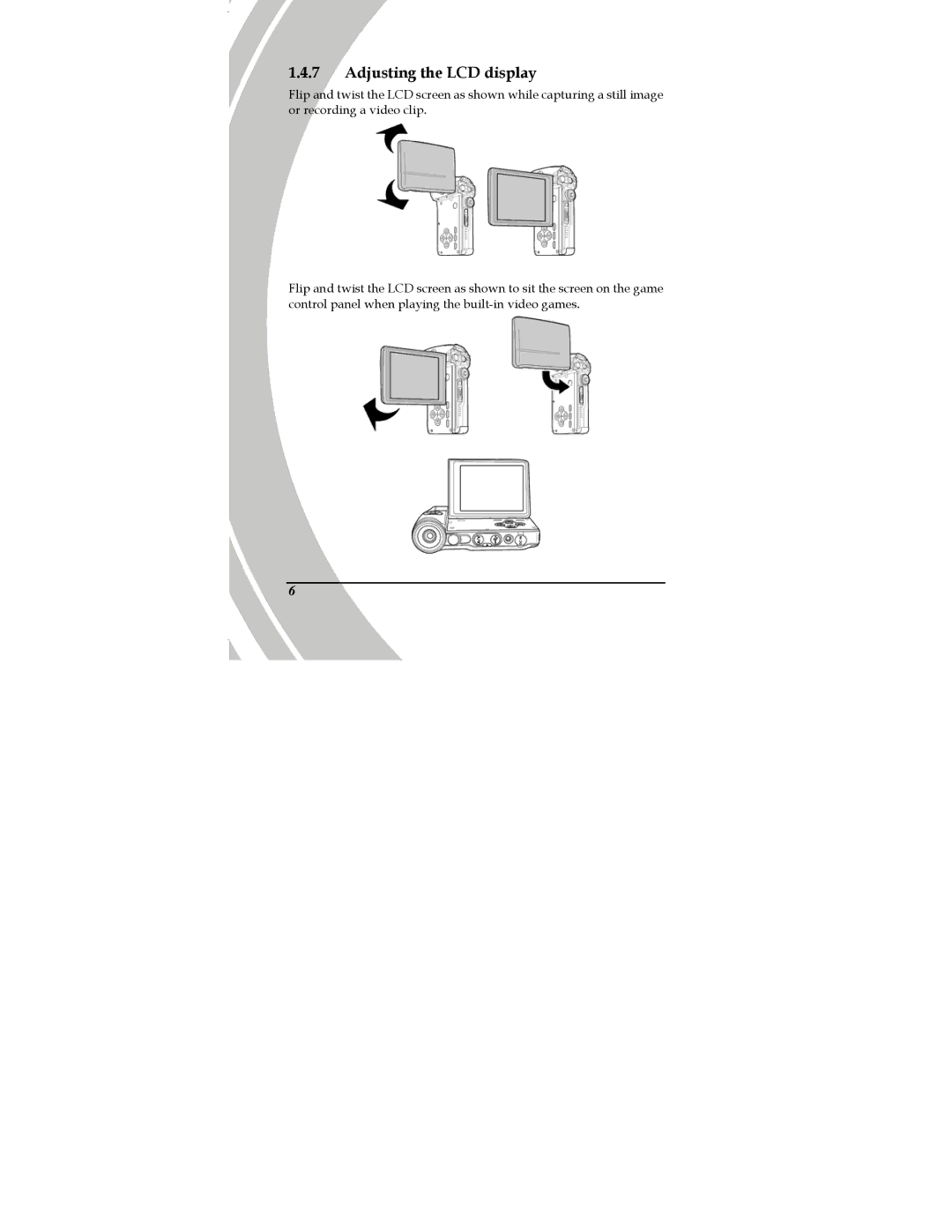 DXG Technology DXG-589V manual Adjusting the LCD display 