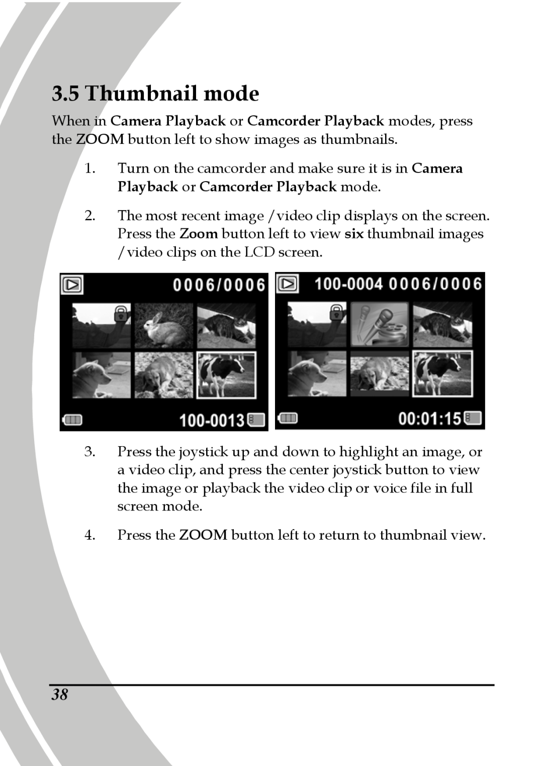 DXG Technology DXG-595V manual Thumbnail mode 
