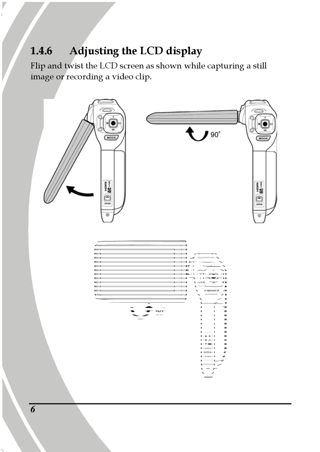 DXG Technology DXG-5B7V manual Adjusting the LCD display 