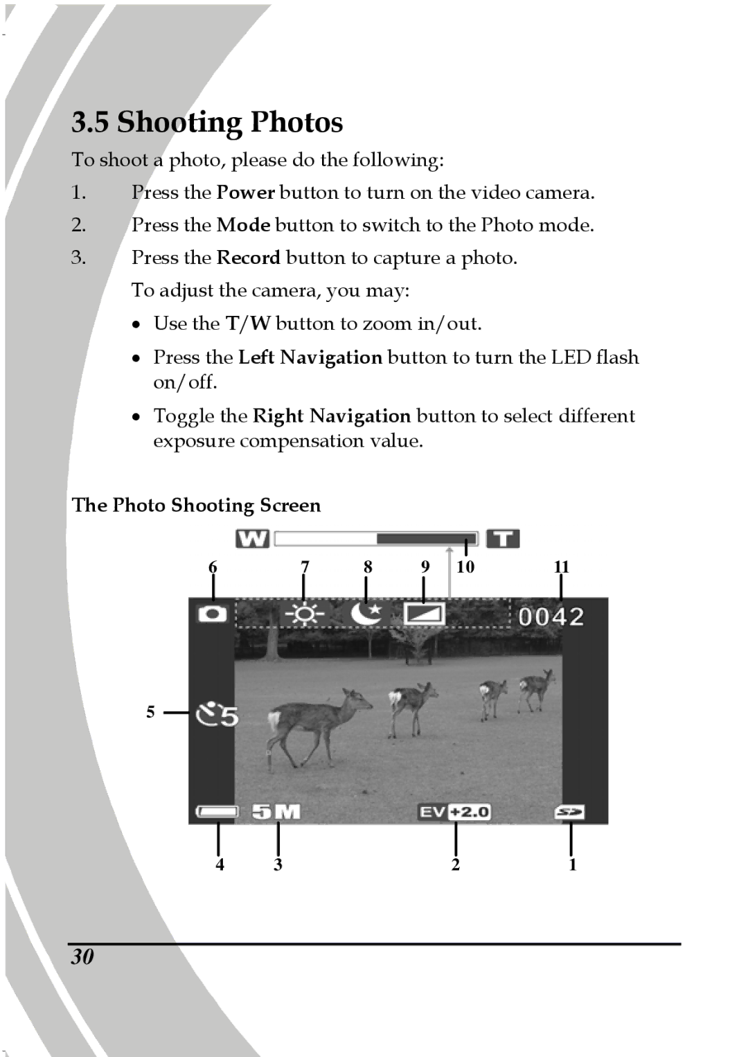 DXG Technology DXG-5B7V manual Shooting Photos 