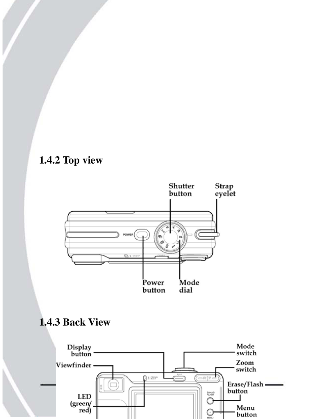 DXG Technology DXG-608 manual Top view Back View 