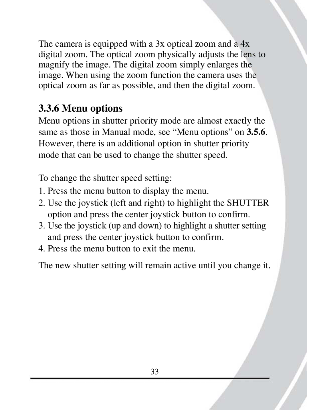 DXG Technology DXG-608 manual Menu options 