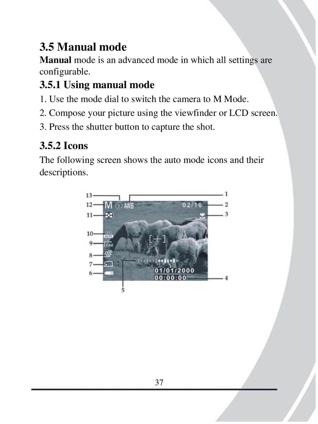 DXG Technology DXG-608 Manual mode, Using manual mode 