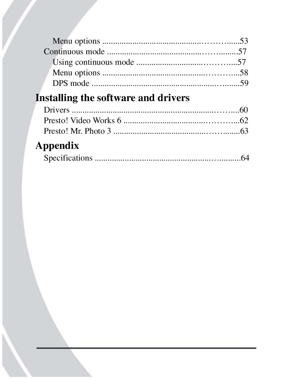 DXG Technology DXG-608 manual Installing the software and drivers, Appendix 