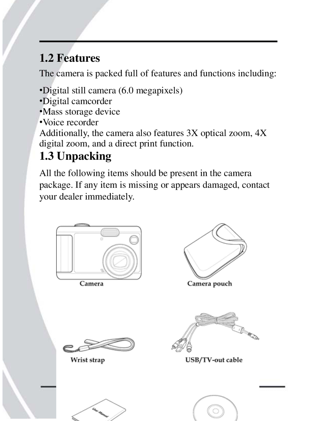 DXG Technology DXG-608 manual Features, Unpacking 