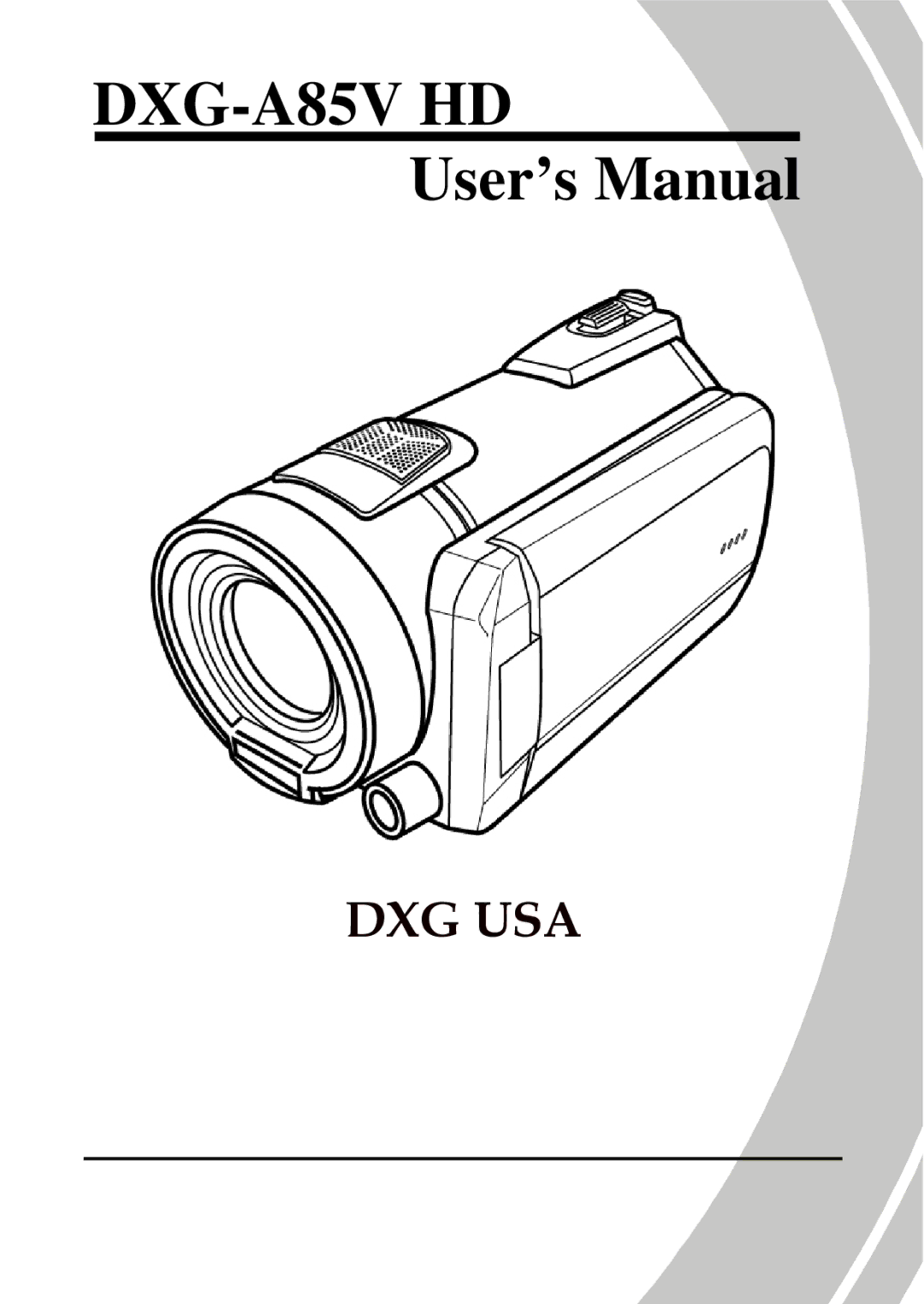 DXG Technology DXG-A85V HD manual 