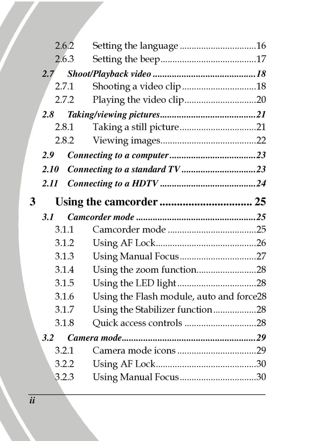 DXG Technology DXG-A85V HD manual Using the camcorder 