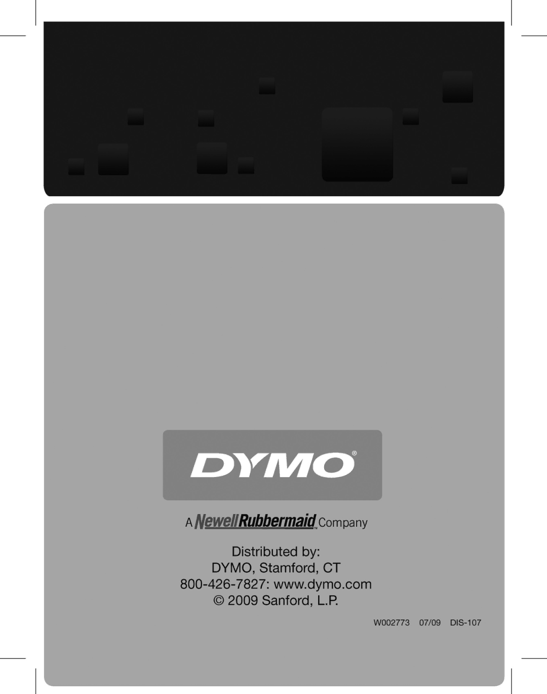 Dymo 260P manual 