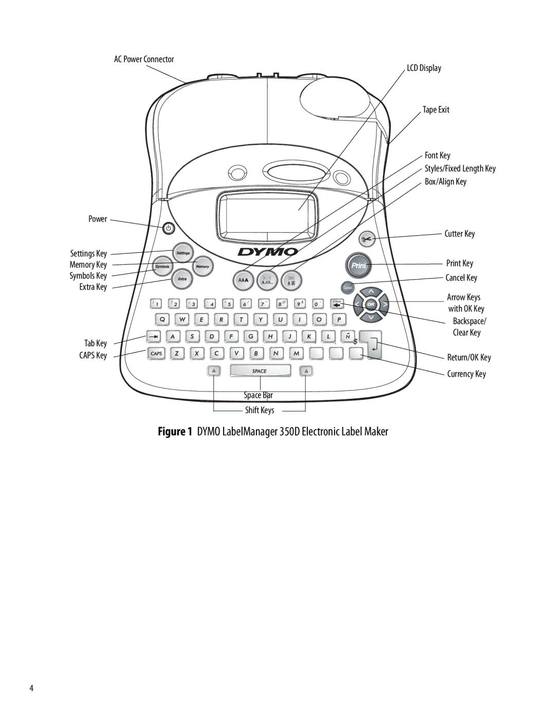 Dymo manual Dymo LabelManager 350D Electronic Label Maker 