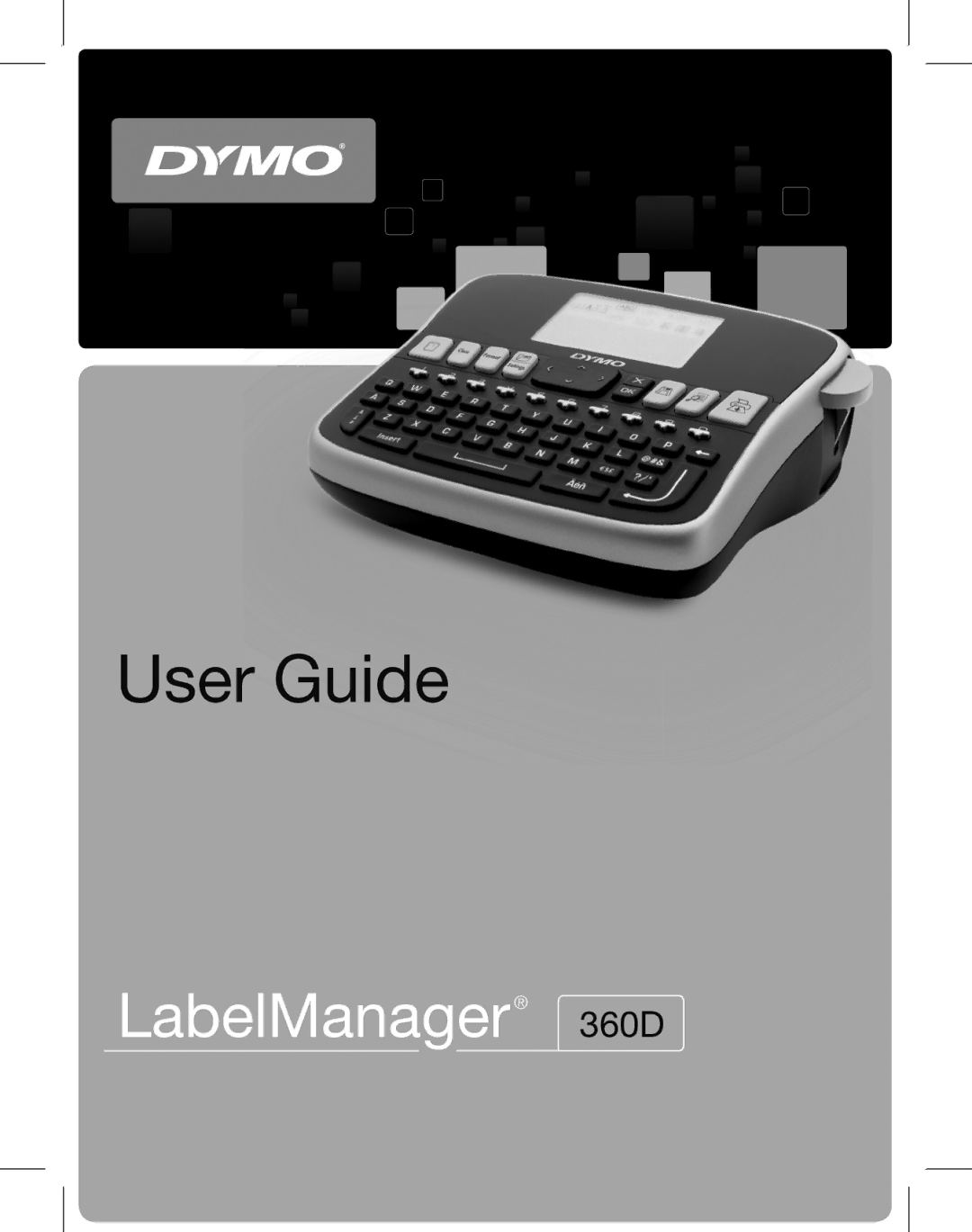 Dymo 360D manual 