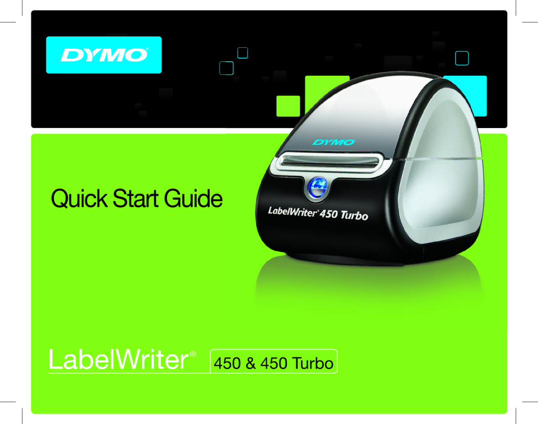 Dymo 450&450 turbo quick start Quick Start Guide 