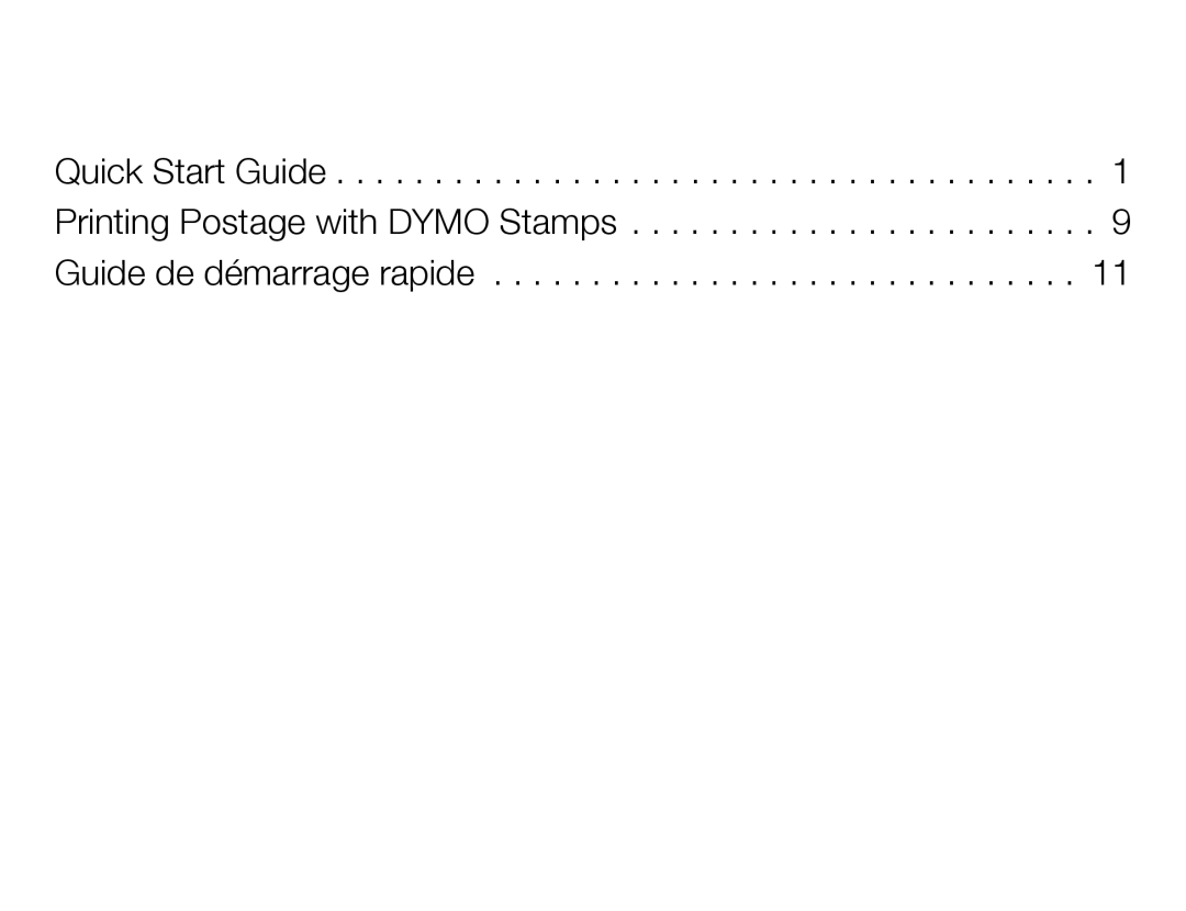 Dymo 4XL manual 