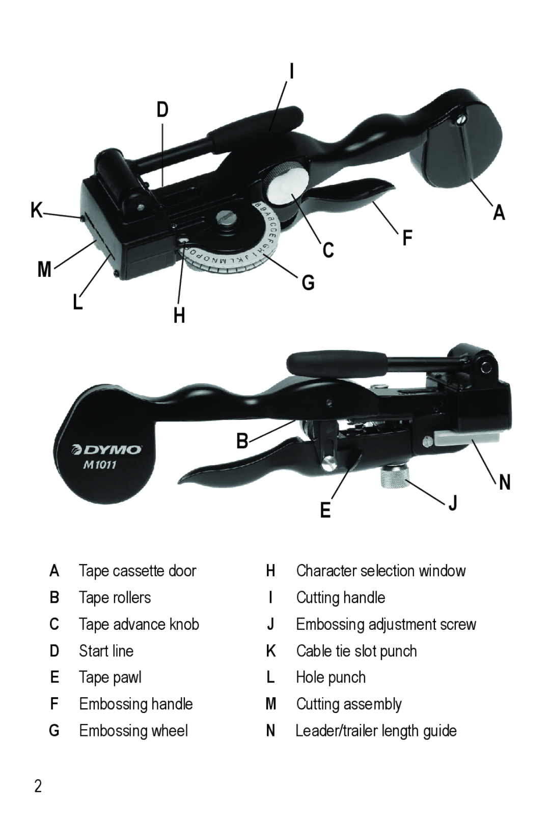 Dymo M1011 manual 