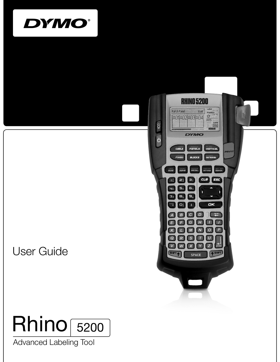 Dymo Rhino 5200 manual 