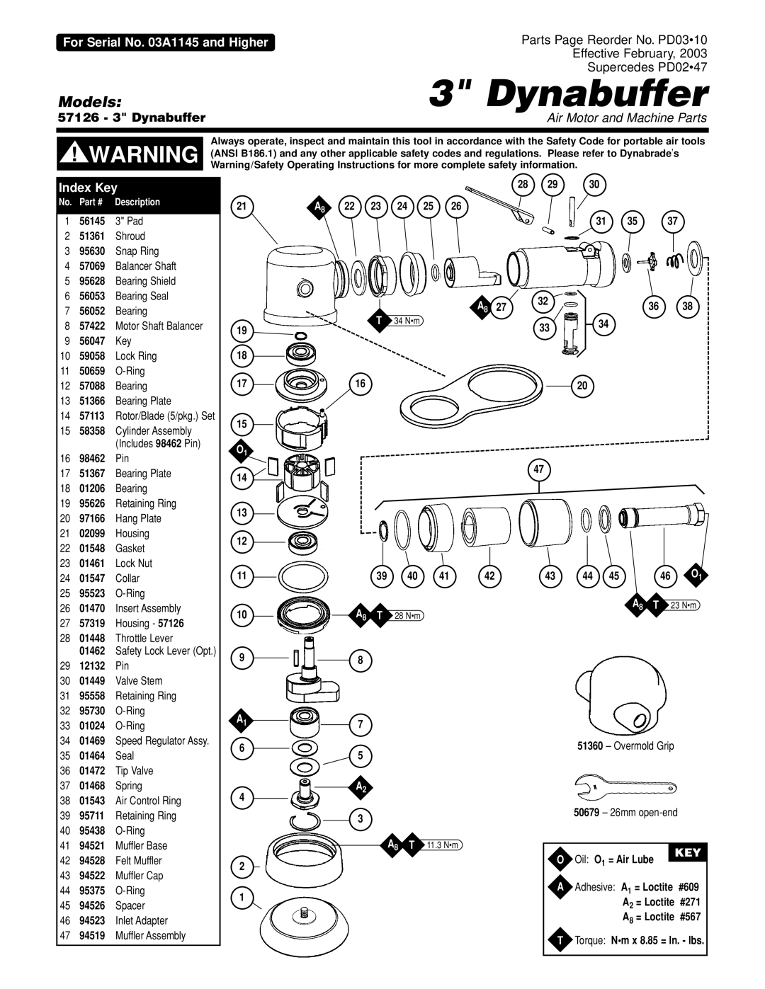 Dynabrade manual 57126 3 Dynabuffer 