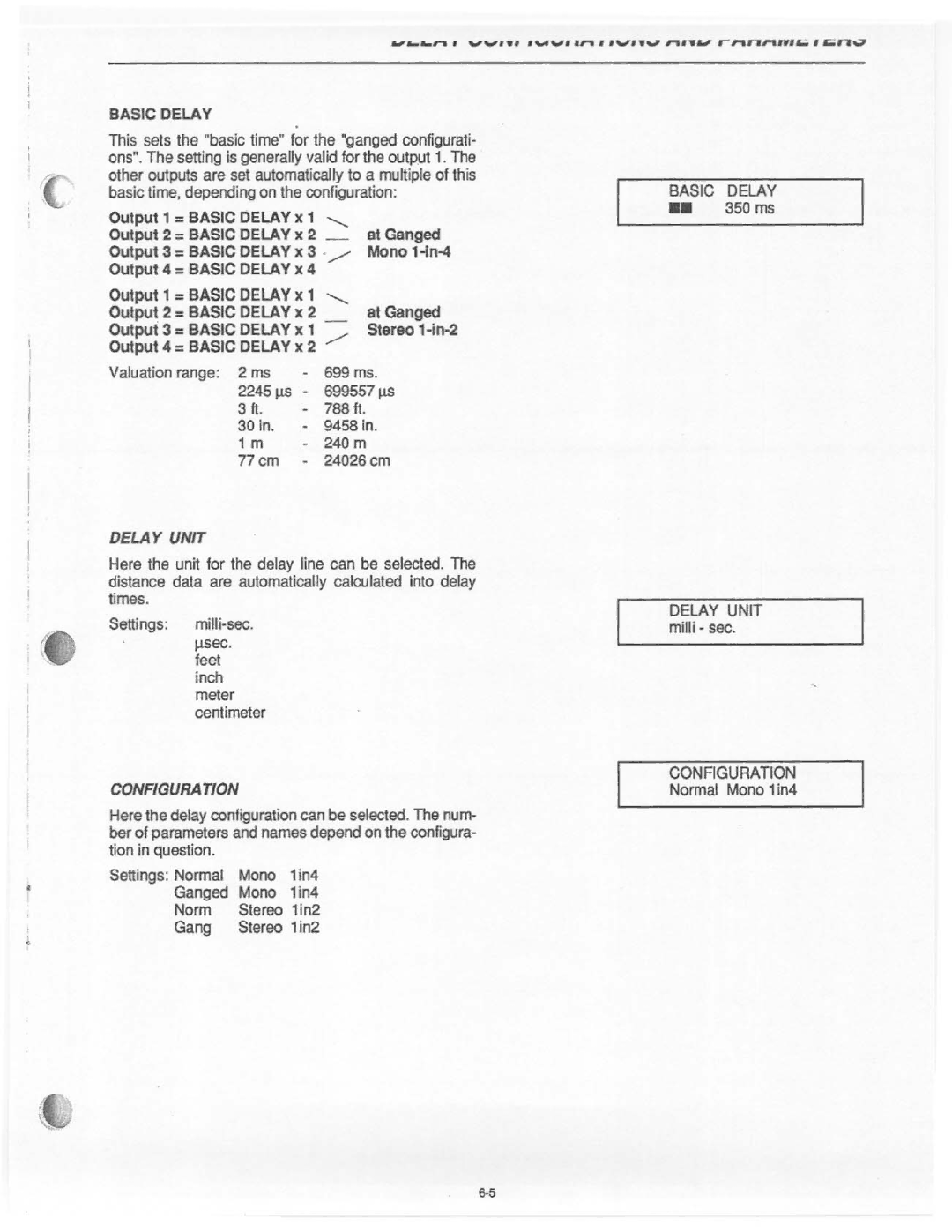 Dynacord DDL 204 manual 