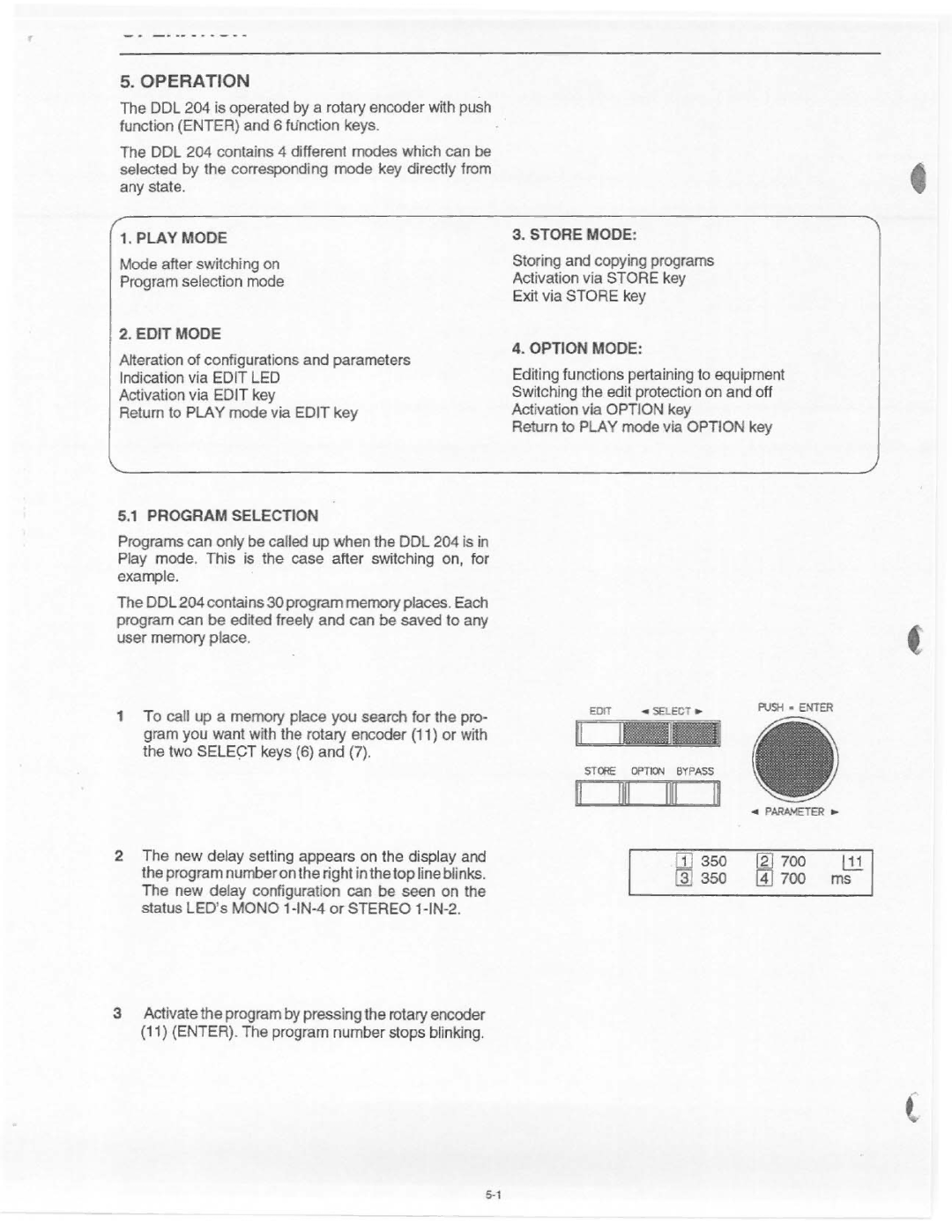 Dynacord DDL 204 manual 