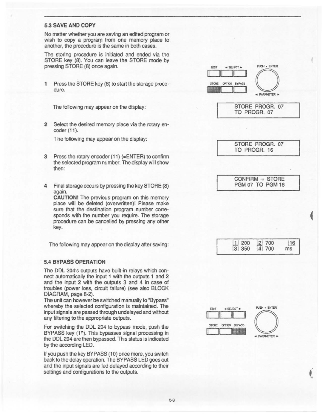 Dynacord DDL 204 manual 