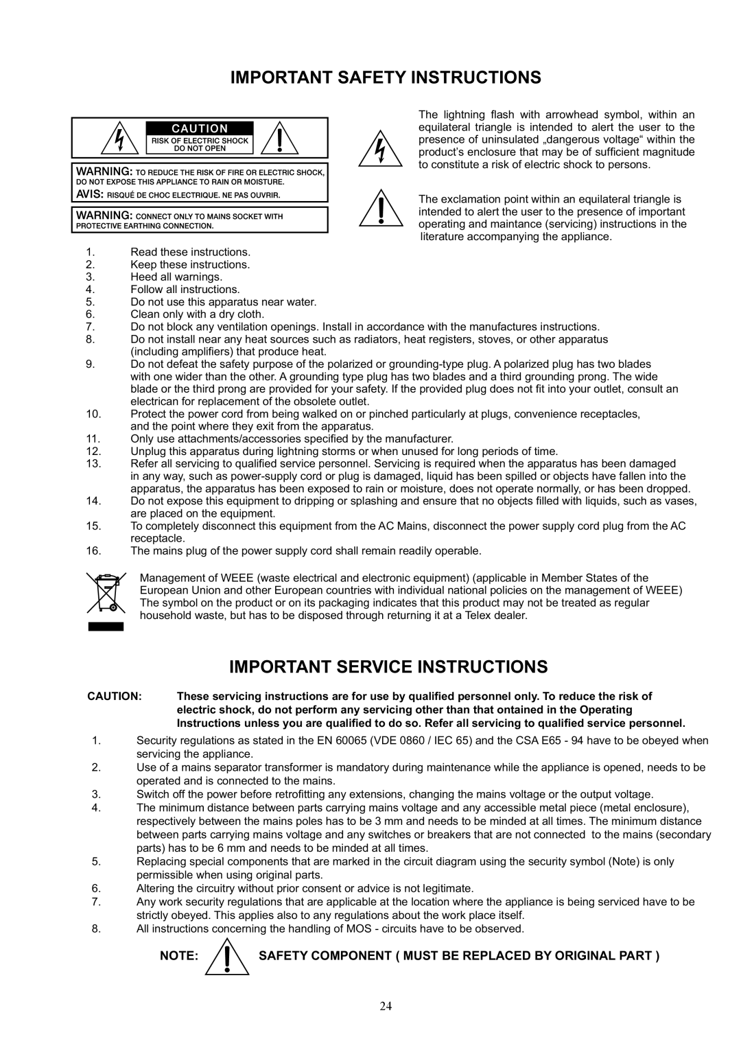 Dynacord DPA 4140, DPA 4120 owner manual 03257$176$7,16758&7,216 