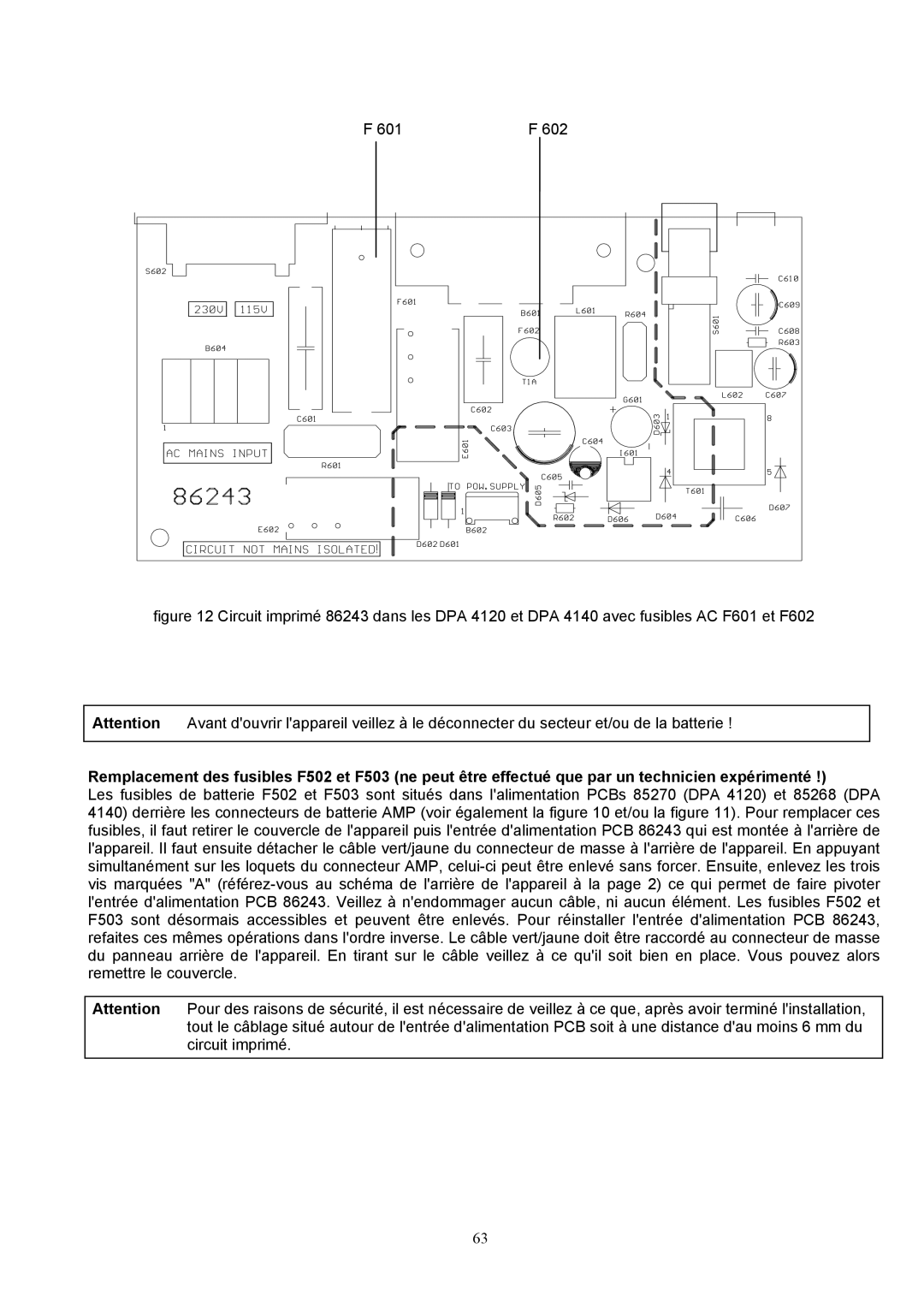 Dynacord DPA 4120, DPA 4140 owner manual 601 602 