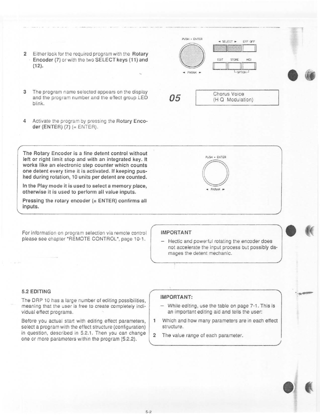 Dynacord DRP 10 manual 