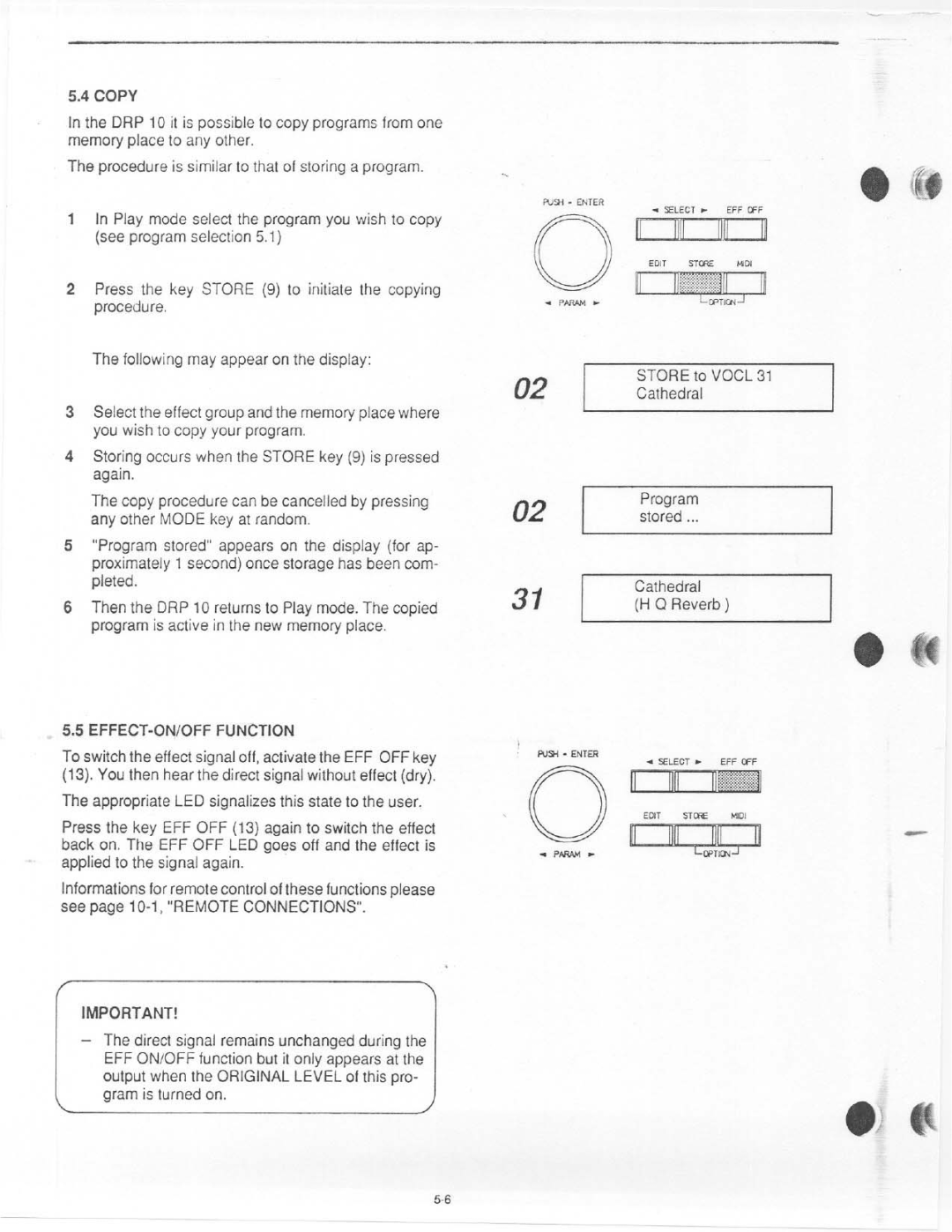 Dynacord DRP 10 manual 