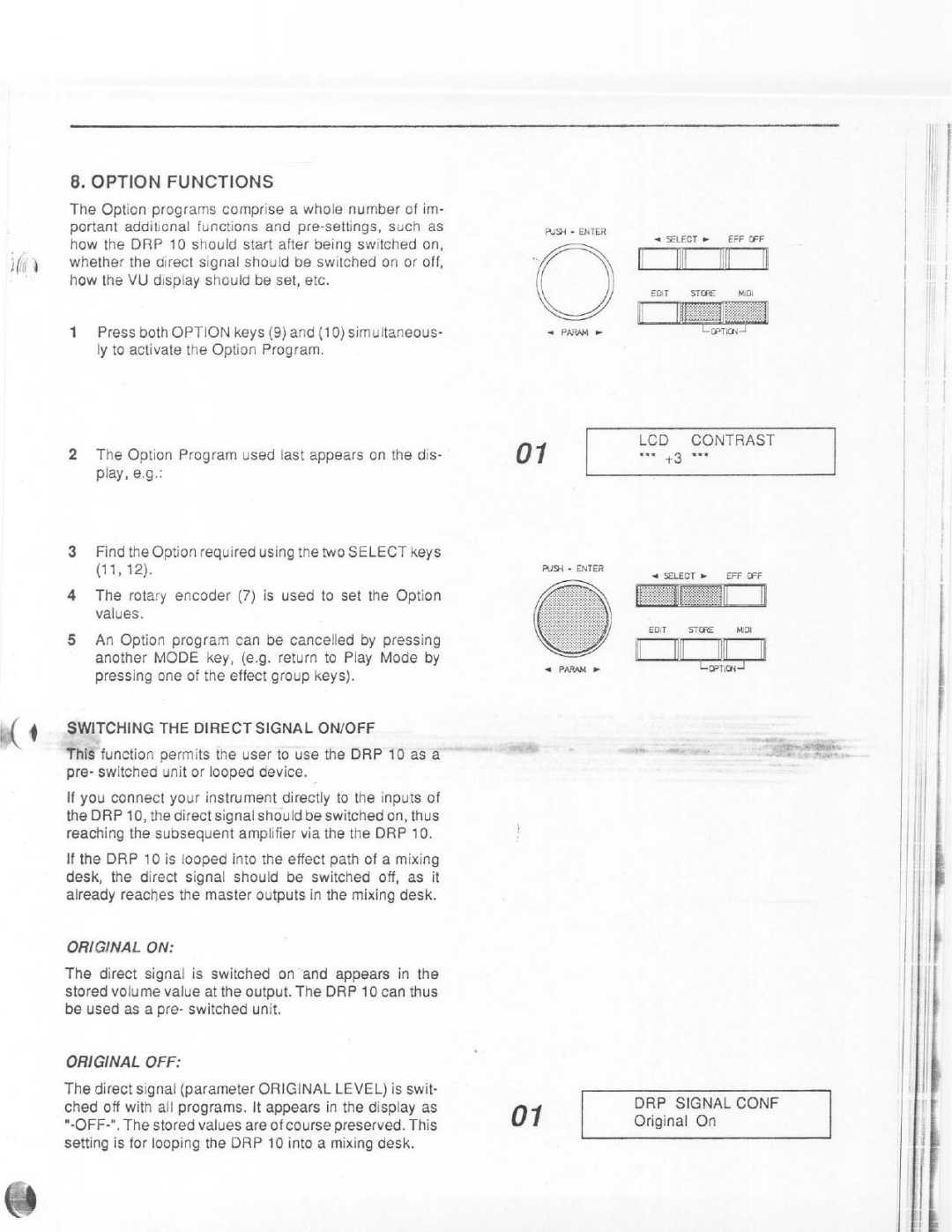 Dynacord DRP 10 manual 