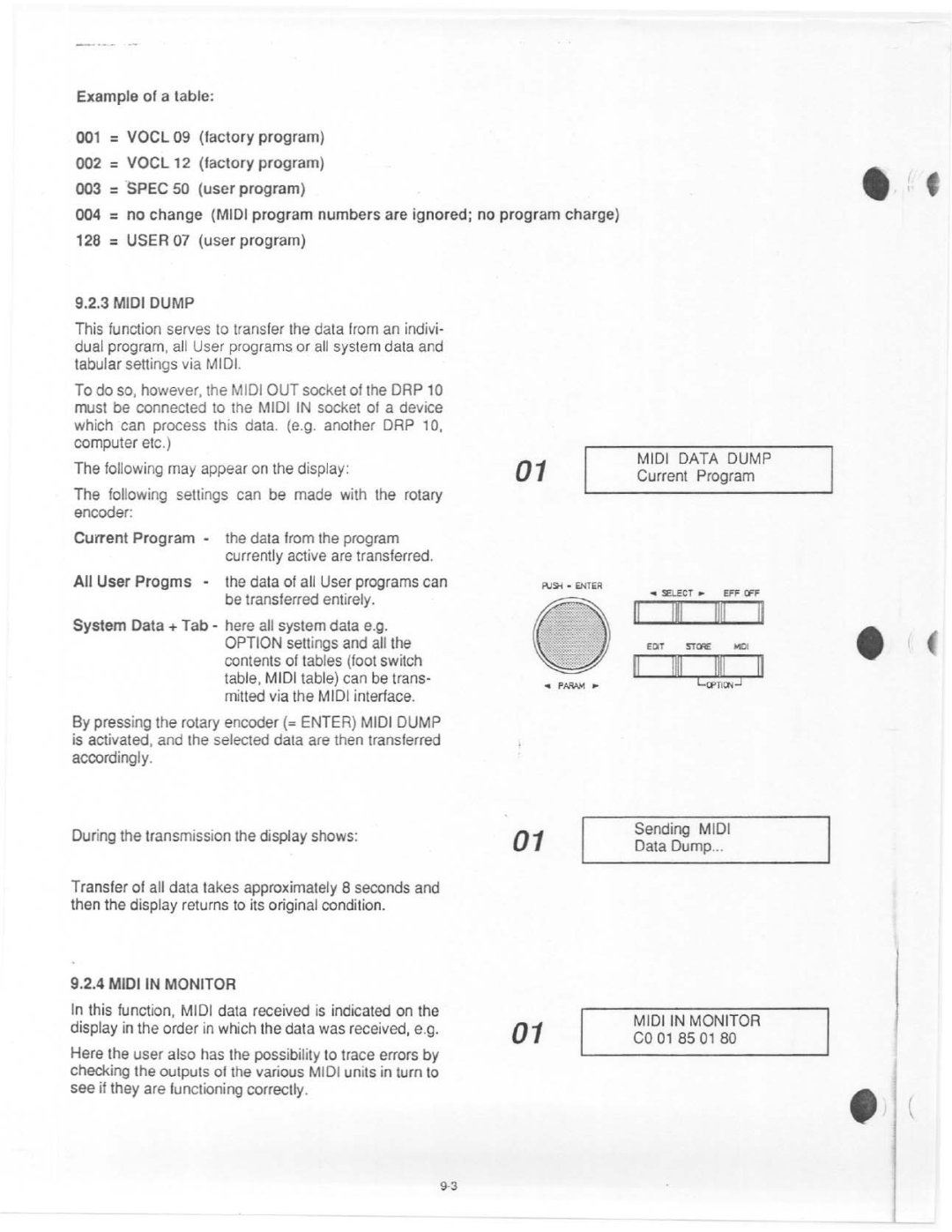 Dynacord DRP 10 manual 