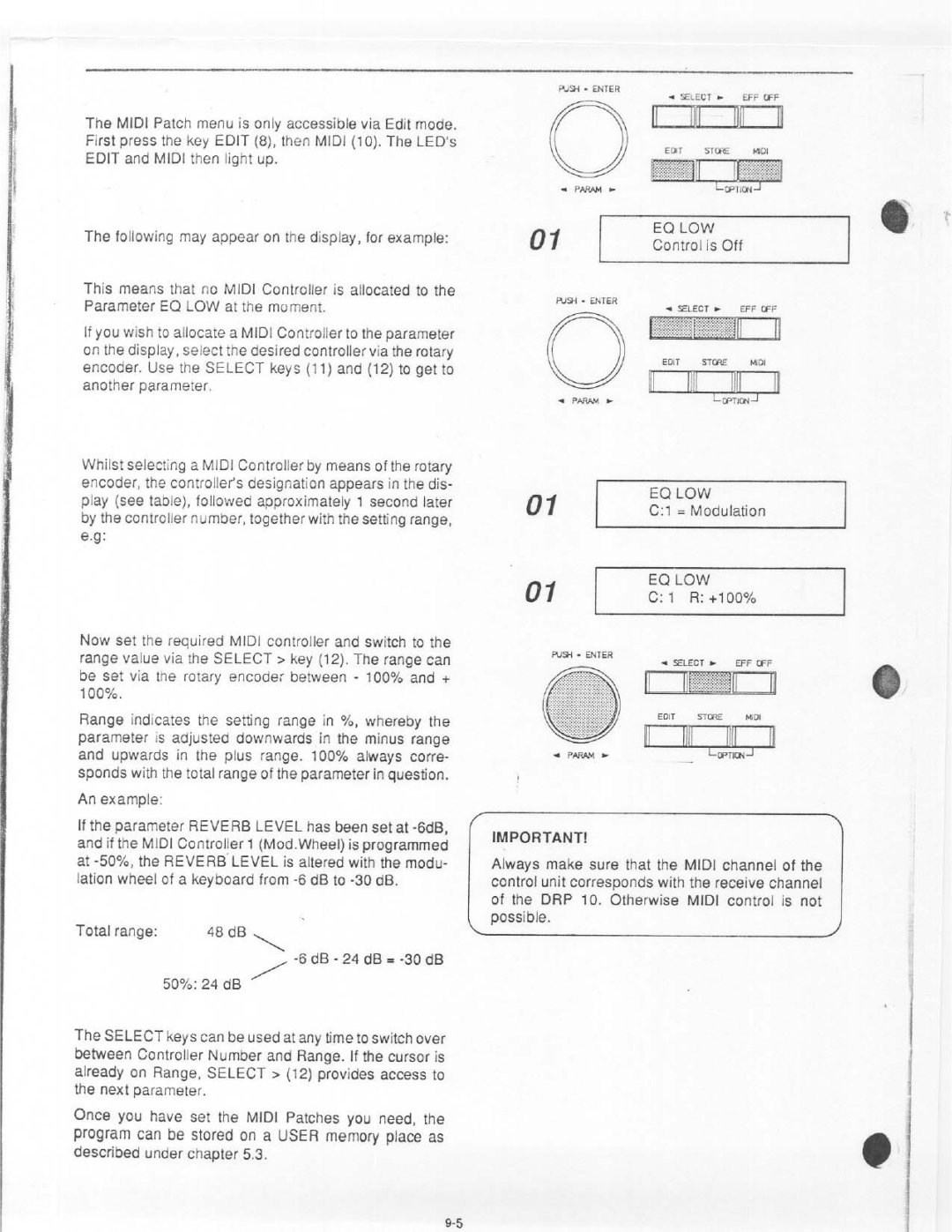 Dynacord DRP 10 manual 