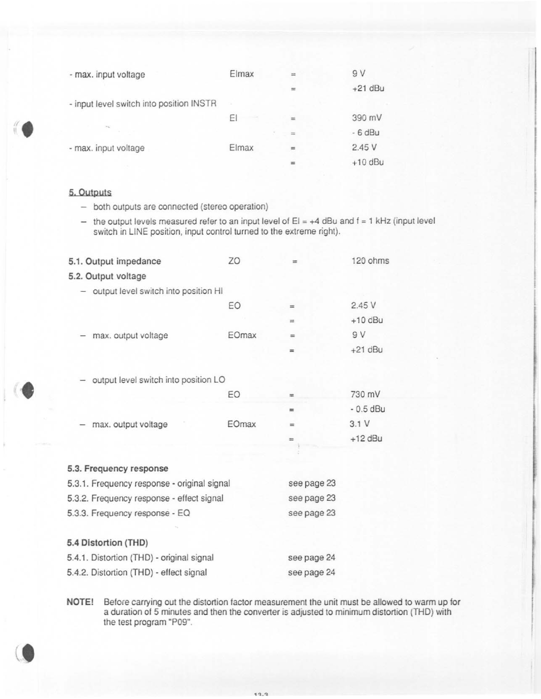 Dynacord DRP 10 manual 