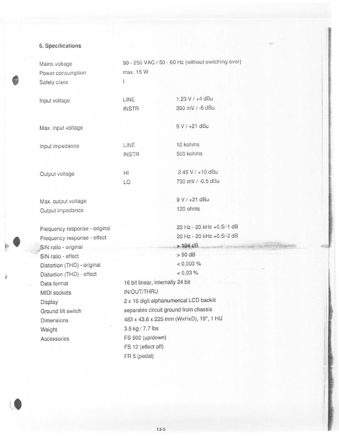 Dynacord DRP 10 manual 