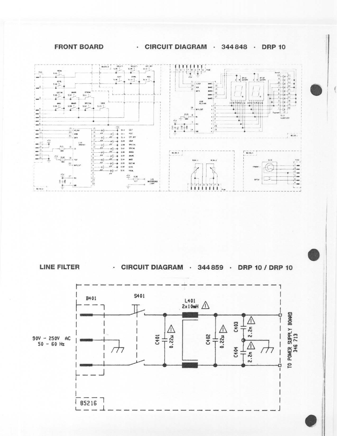 Dynacord DRP 10 manual 