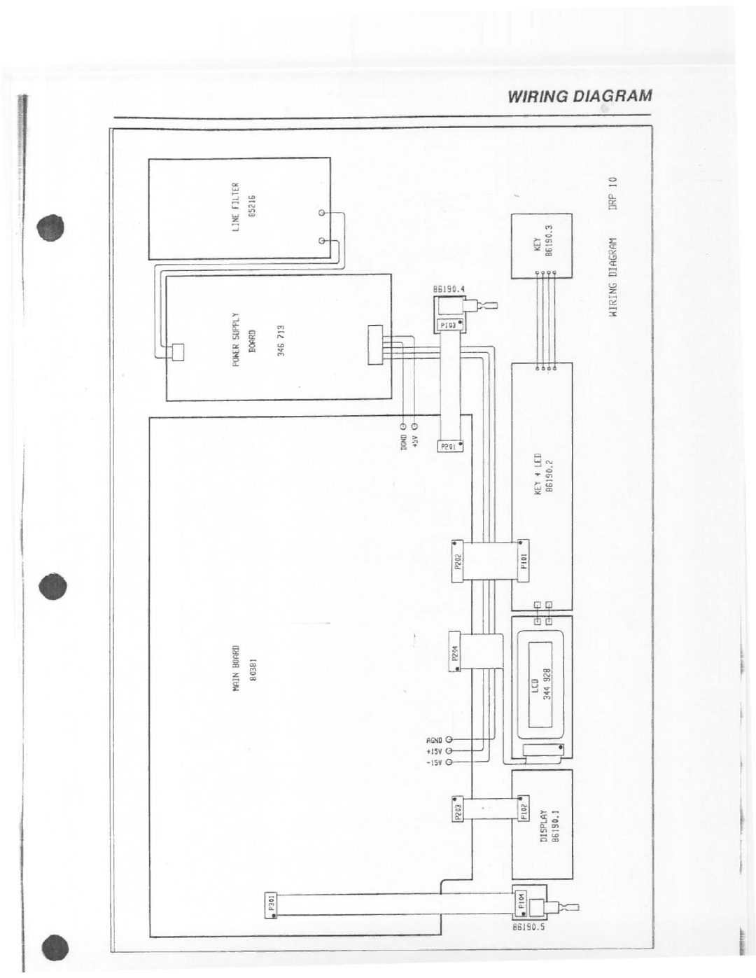 Dynacord DRP 10 manual 