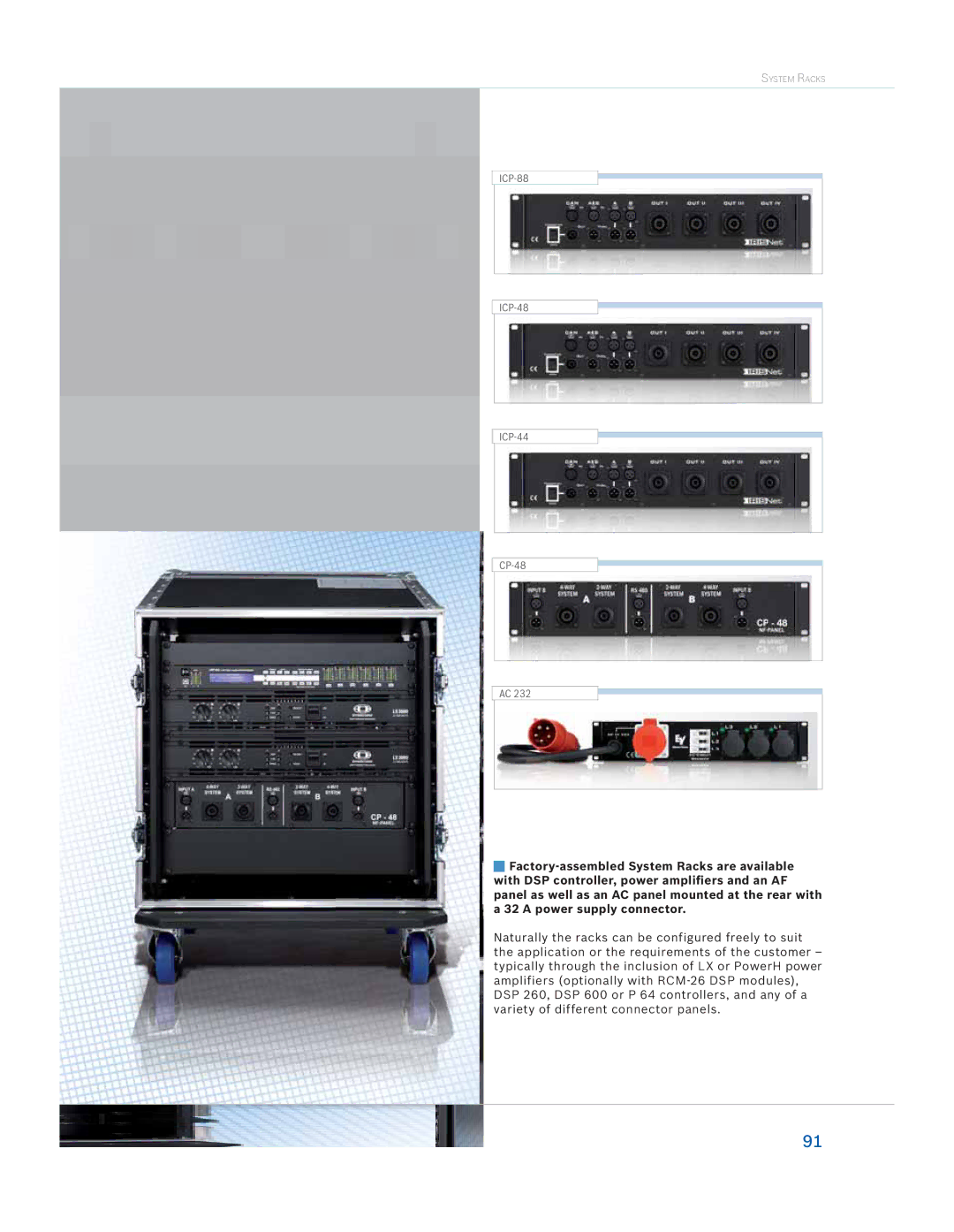 Dynacord Speaker manual ICP-88 ICP-48 ICP-44 