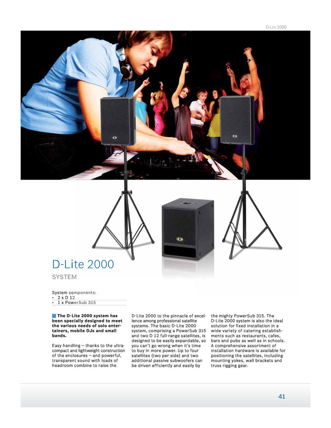 Dynacord Speaker manual D-Litete22000000, System 