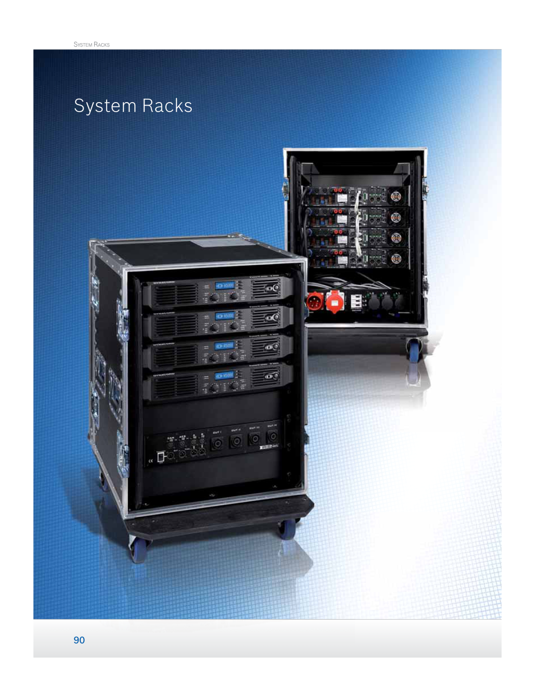 Dynacord Speaker manual System Racks, 9090 