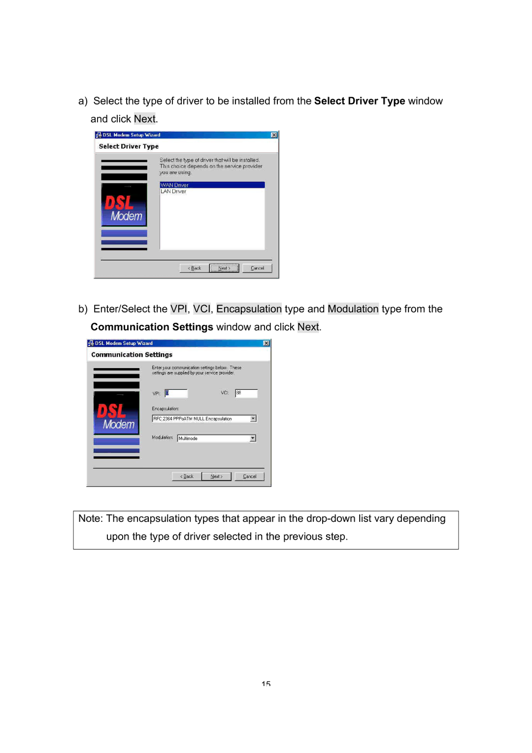 Dynalink ALE800 user manual 