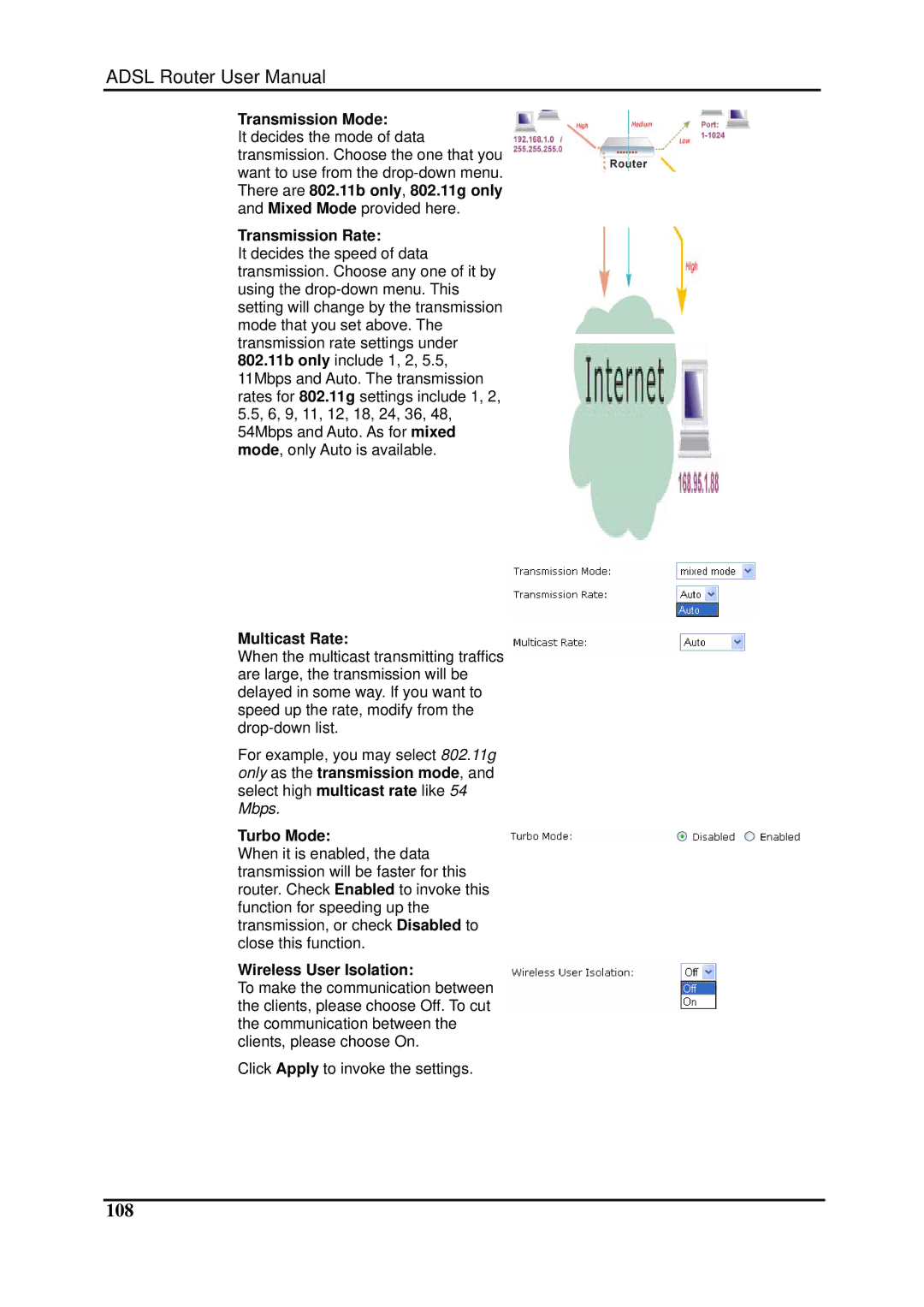 Dynalink RTA1025W user manual 108 