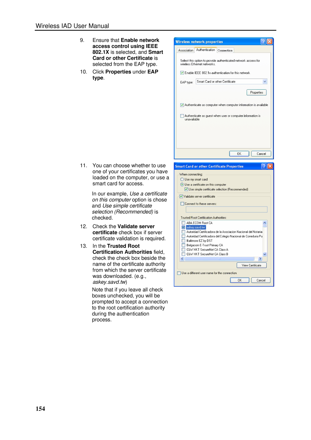 Dynalink RTA1046VW user manual 154 