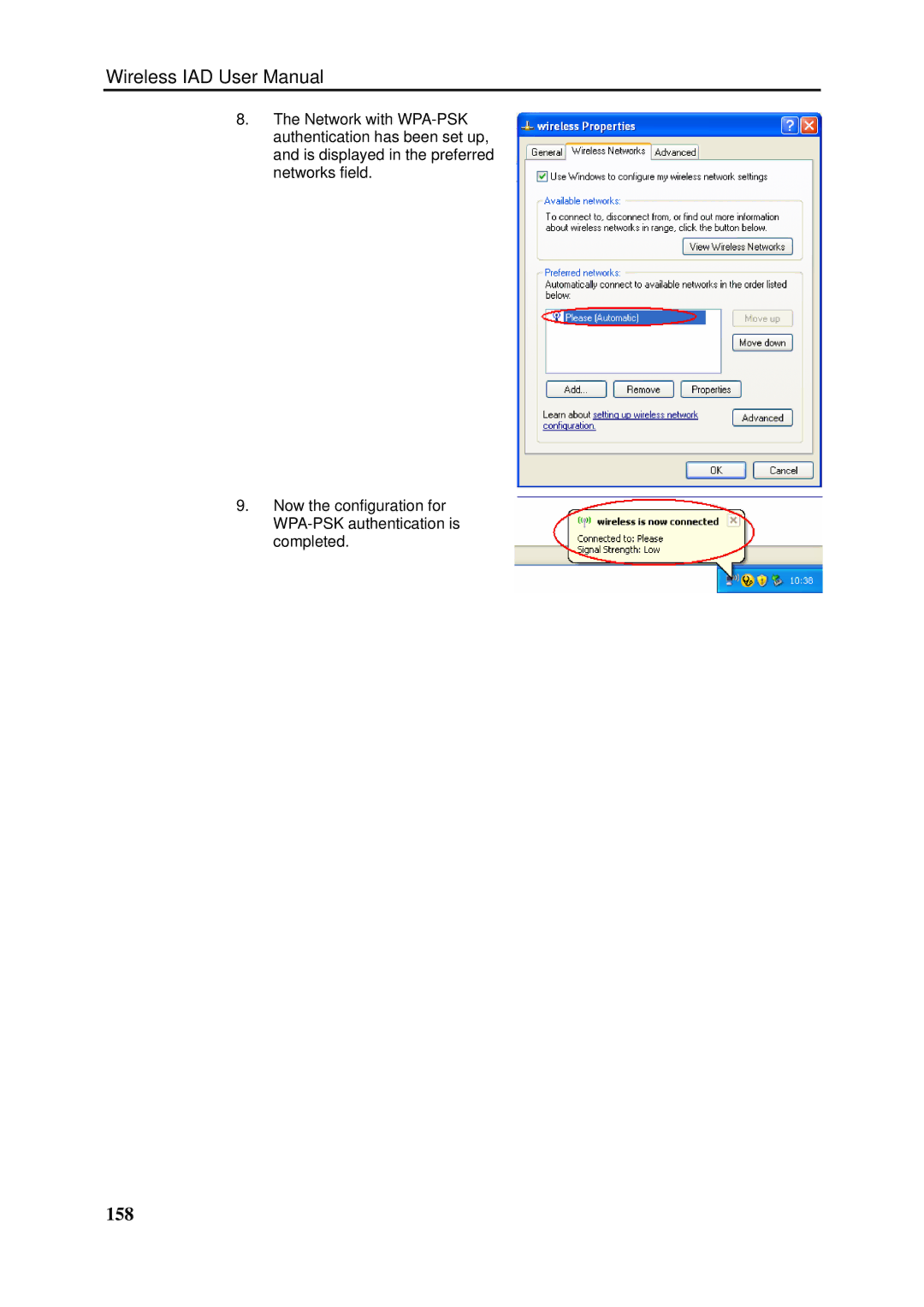 Dynalink RTA1046VW user manual 158 