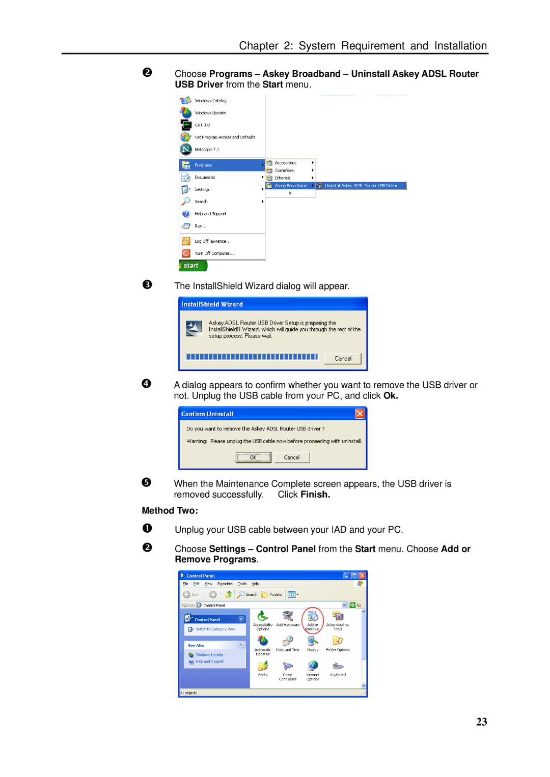 Dynalink RTA1046VW user manual System Requirement and Installation 