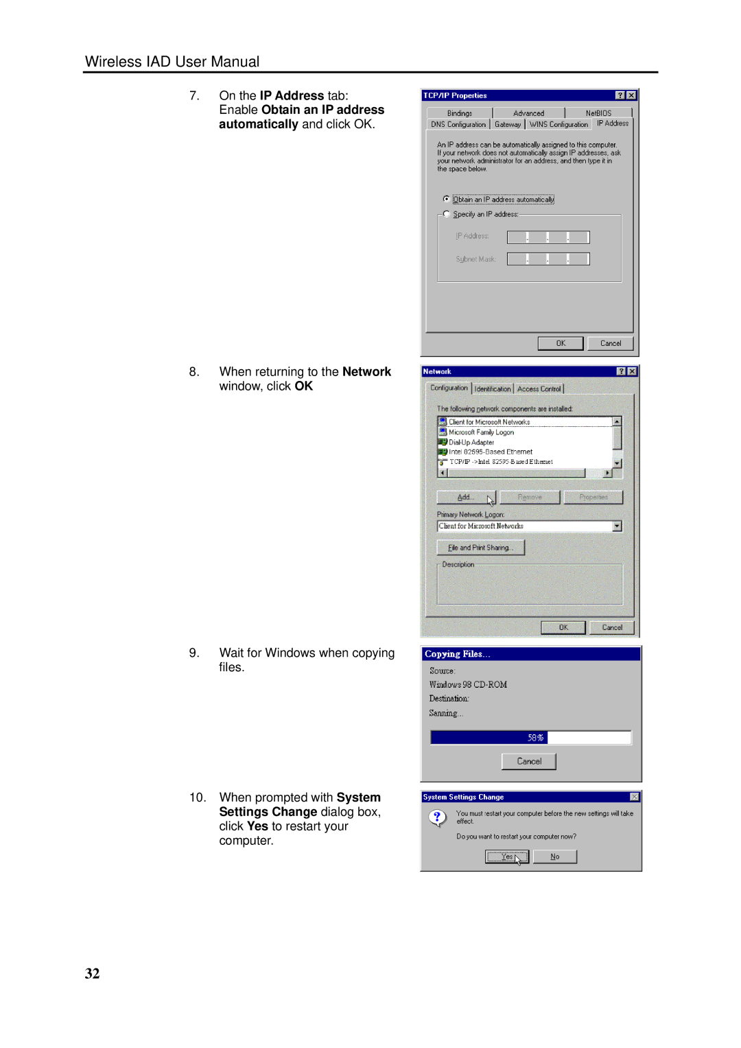 Dynalink RTA1046VW user manual 