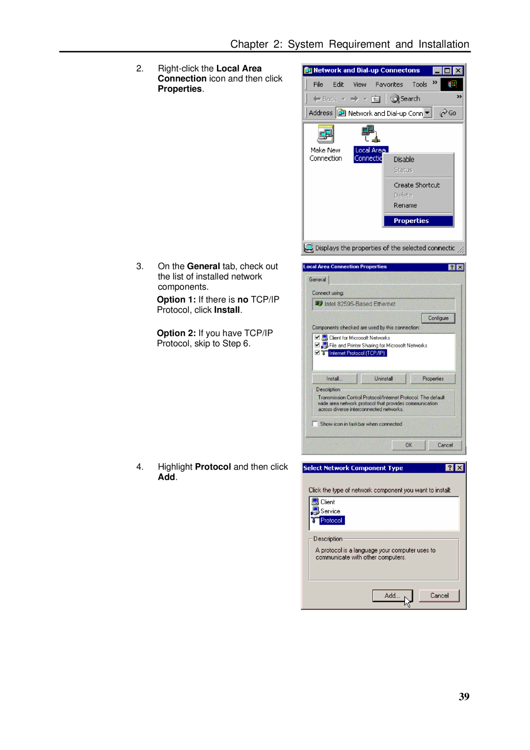 Dynalink RTA1046VW user manual System Requirement and Installation 