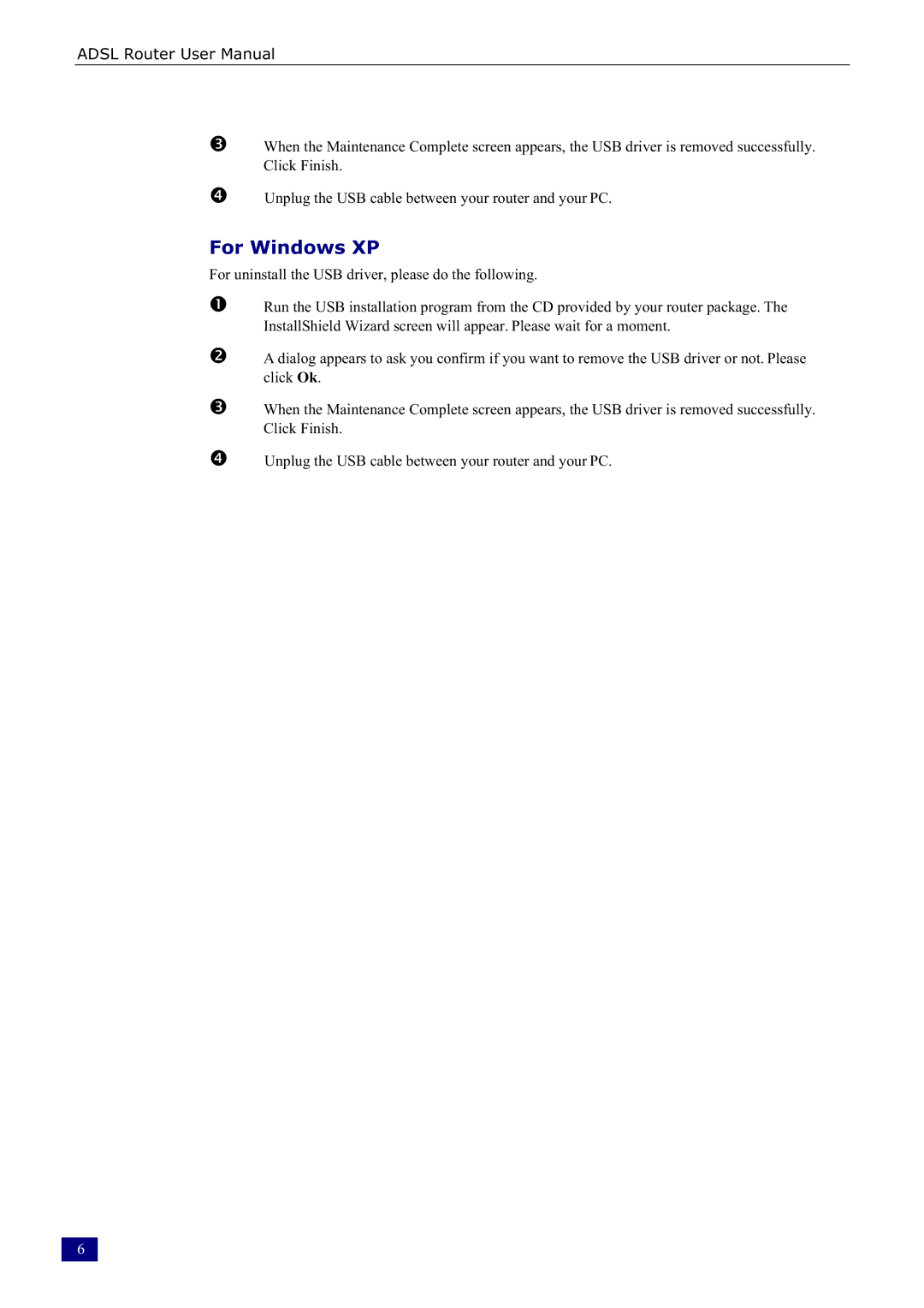Dynalink RTA230 manual For Windows XP 
