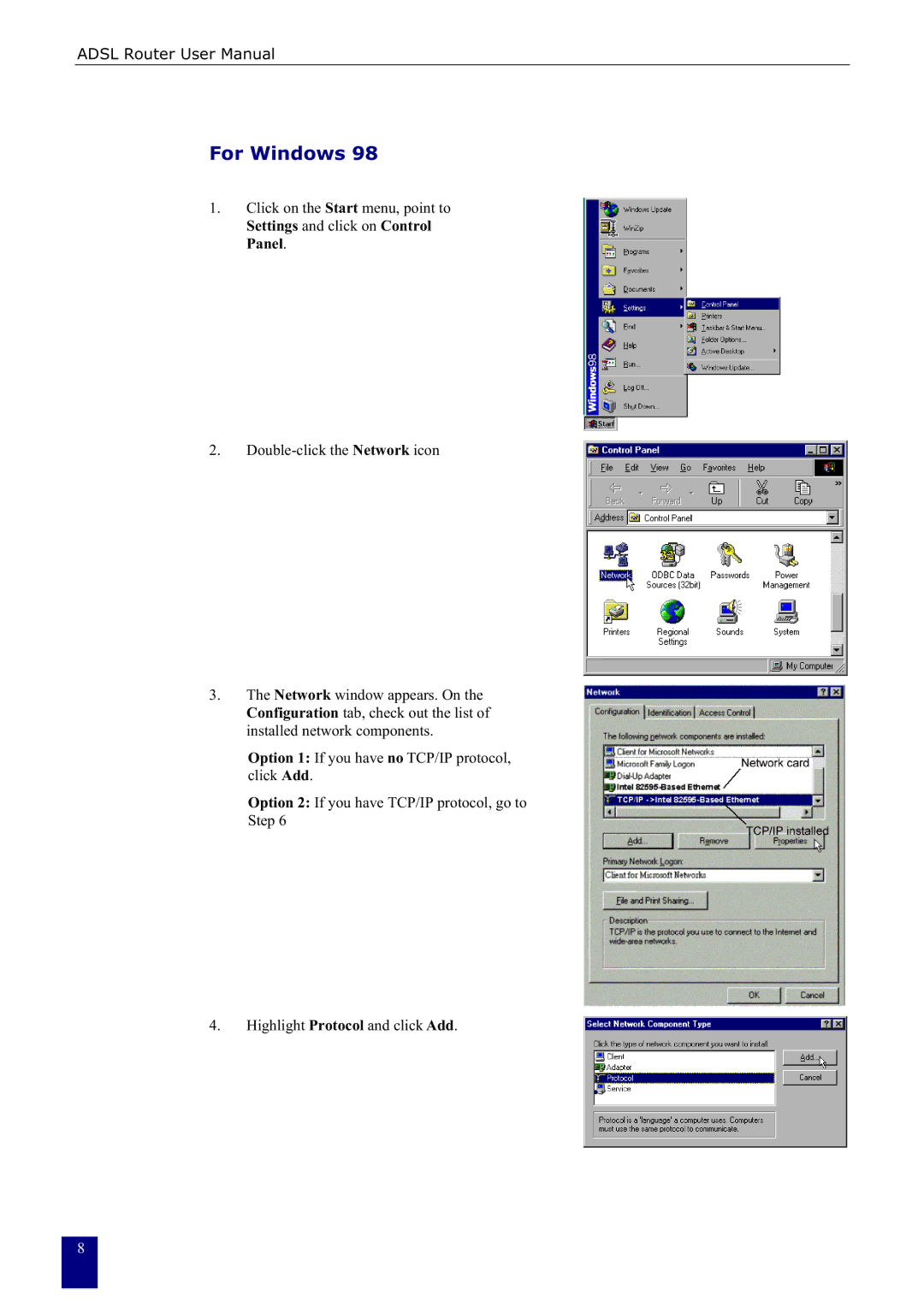 Dynalink RTA230 manual For Windows 