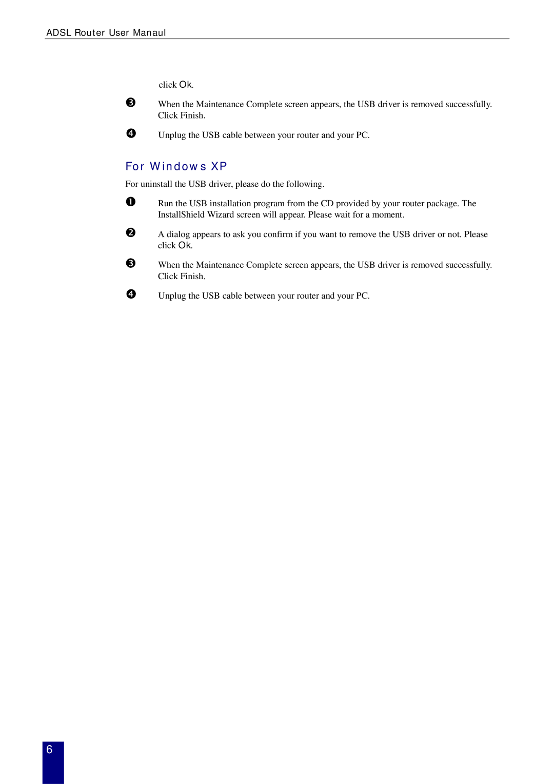 Dynalink RTA770W user manual For Windows XP 