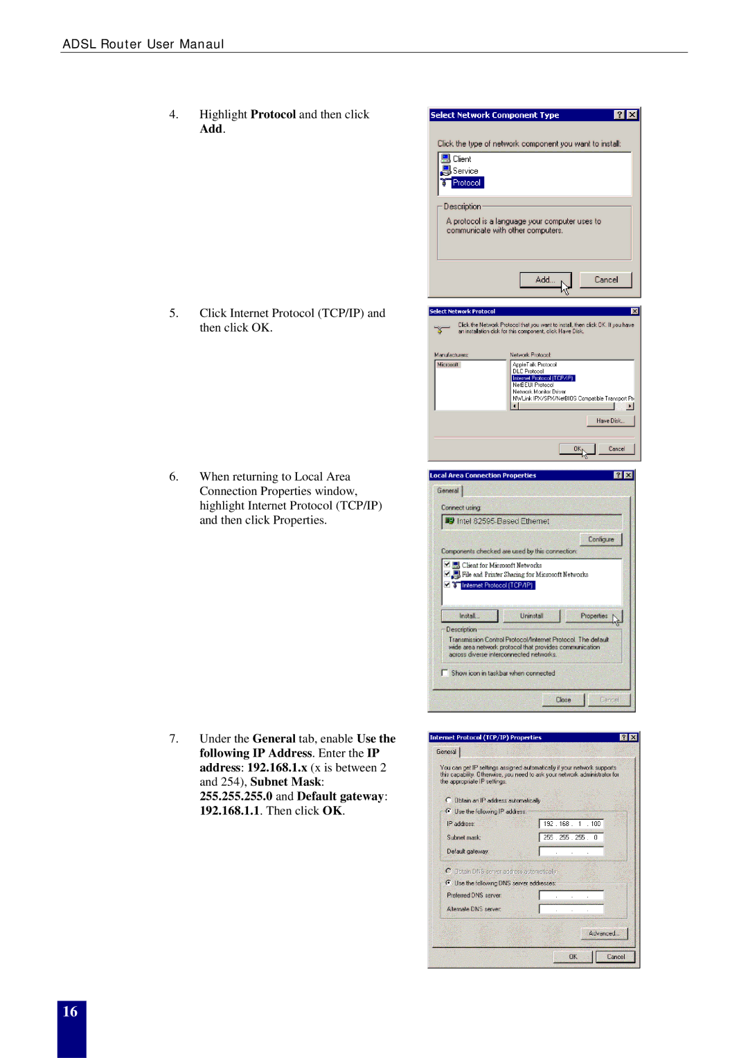 Dynalink RTA770W user manual Adsl Router User Manaul 