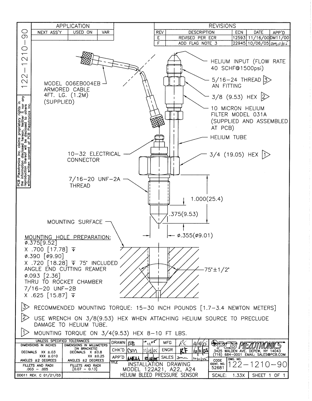 Dynamic Distributors 122A21 manual 