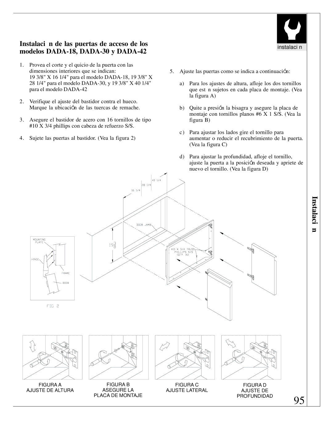 Dynasty Stoves DOBQ4200A, DOPB3003A, DOBB4203A, DOBQ3000A, DOBB3003A, DOBB1803A manual Figura a 