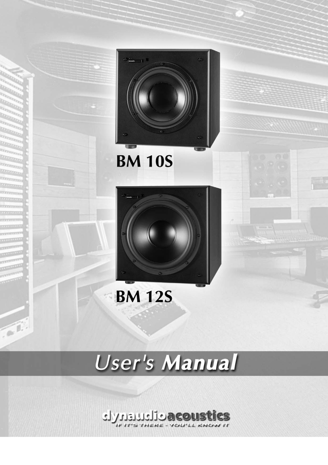Dynaudio BM10S manual 